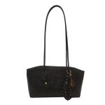 Wholesale Women Casual Solid Color Baseball Pendant Large Capacity Tote Bag - Image 4