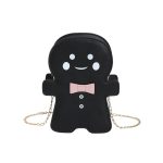 Wholesale Women Fashion Creative Cute Cartoon Solid Color Gingerbread-Man Shoulder Bag - Image 5