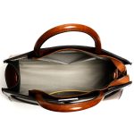 Women Fashion Casual Solid Color Large Capacity Handbag - Image 5