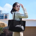 Wholesale Women Fashion Casual Simple Solid Color Large Capacity Tote Bag - Image 4