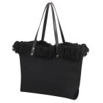 Wholesale Women Fashion Casual Solid Color Large Capacity Tassel Woven Tote Bag - Image 2