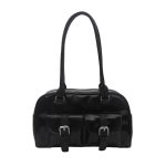 Wholesale Women Fashion Casual Solid Color Rectangular Shoulder Bag - Image 5