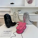 Wholesale Women Fashion Creative High-Heeled Shoes Chain Shoulder Bag - Image 4