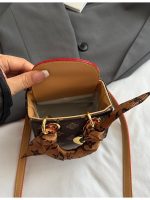Wholesale Mini Size Women Retro Satin Scarf Square Mini Crossbody Bag - Image 4