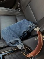 Women Fashion Casual Large Capacity Denim Shoulder Bag - Image 4