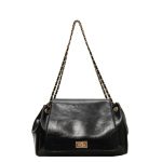 Women Fashion Retro Casual Solid Color Chain Shoulder Bag - Image 5