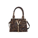 Wholesale Women Fashion Casual Retro Leopard "V" Buckle Square Shoulder Bag - Image 5