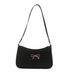 Wholesale Women Fashion Casual Solid Color Bowknot Shoulder Bag - Image 5