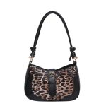 Women Fashion Leopard Dumpling-Shaped Shoulder Bag - Image 4