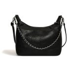 Women Fashion Casual Solid Color Chain Large Capacity Shoulder Bag - Image 4