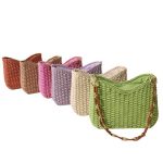 Bohemian Casual Straw Woven Shoulder Bag - Image 5