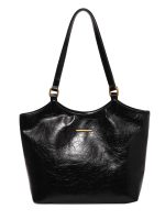 Wholesale Women Fashion Casual Simple Solid Color Large Capacity Tote Bag - Image 4