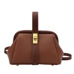 Wholesale Women Fashion Casual Solid Color Litchi Pattern Handbag - Image 5