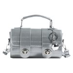 Women Fashion Casual Simple Rectangular Shoulder Bag - Image 4