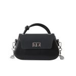 Women Fashion Simple Solid Color Chain Shoulder Bag - Image 5