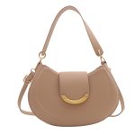 Women Fashion Casual Solid Color Shoulder Bag - Image 4