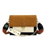 Women Fashion Casual Splicing Small Square Shoulder Bag - Image 4
