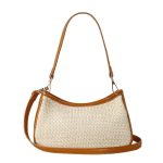 Women Fashion Casual Handmade Woven Beach Shoulder Bag - Image 3