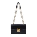Women Casual Simple Solid Color Chain Small Square Shoulder Bag - Image 4