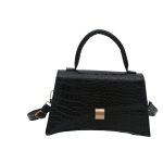 Women Casual Simple Retro Stone Pattern Small Square Shoulder Bag - Image 4