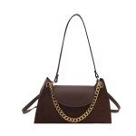 Women Fashion Casual Splicing Small Square Chain Shoulder Bag - Image 4