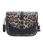 Women Fashion Elegant Leopard Shoulder Bag - Image 4