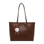 Wholesale Women Casual Solid Color Simple Large Capacity Tote Bag - Image 5