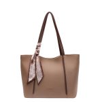 Wholesale Women Casual Simple Large Capacity Ribbon Tote Bag - Image 5