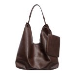Wholesale Women Fashion Simple Casual Solid Color Large Capacity Tote Bag - Image 5