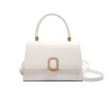Wholesale Women Casual Simple Metal Buckle Solid Color Small Square Shoulder Bag - Image 5
