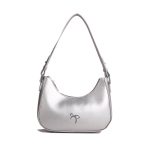 Wholesale Women Fashion Casual Solid Color Bowknot Decoration Shoulder Bag - Image 5