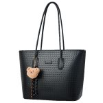 Wholesale Women Fashion Casual Large Capacity Bear Pendant Tote Bag - Image 4