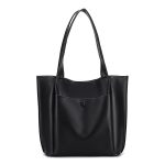 Wholesale Women Solid Color Large Capacity Shoulder Tote Bag - Image 5