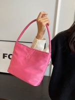 Wholesale Women Fashion Casual Solid Color Nylon Embroidered Shoulder Bag - Image 3