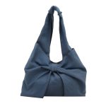 Wholesale Women Fashion Casual Denim Bowknot Shoulder Bag - Image 5