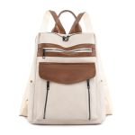 Wholesale Women Fashion Business Color Blocking Backpack