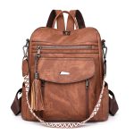 Wholesale Women Casual Fashion Zipper Backpack - Image 5