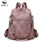 Wholesale Women Retro Casual Multi-Functional Large Capacity Crossbody Bag Backpack - Image 5