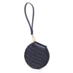 Women Fashion Round Crocodile Leather Wallet - Image 5