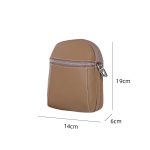 Wholesale Women Casual Simple Phone Bag Genuine Leather Shoulder Bag - Image 4