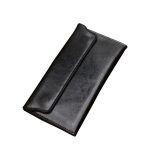 Wholesale Women Simple Solid Color Leather Long Purses - Image 5