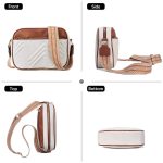 Women Casual Pu Leather Square Crossbody Bag - Image 5