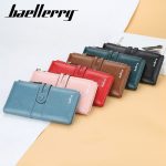 Wholesale Women Long Buckle Wallet Multifunctional Fashion Mobile Phone Bag Zipper Coin Purse - Image 4