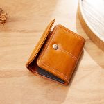 Wholesale Women Oil Wax Leather Multi-Card Card Holder Ladies Coin Purse - Image 5