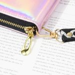 Women Basic Band Pendant Zipper Design Multilayer Large Capacity PU Purse - Image 5