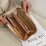 Women'S Fashion Personality Stone Pattern Money Long Zipper Purses - Image 4