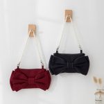 Women'S Fashion Big Bow Pearl Tote Bag - Image 4