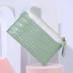 Women Fashion Crocodile Pattern Multi-Card Coin Purse - Image 5