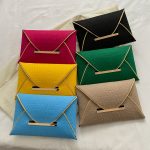 Women Fashion Personality Solid Color Clutch Bag - Image 4