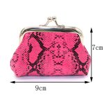 Wholesale Women Fashion Pu Snake Buckle Coin Purse - Image 5